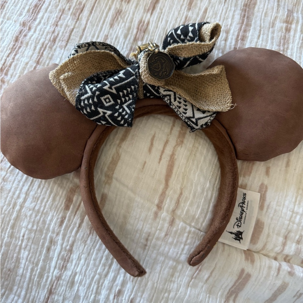 Disney Lion King Minnie Mouse Ear Headband with Bow
